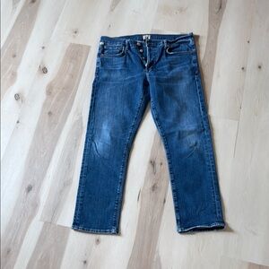 Citizens Of Humanity Blue Straight Leg Jeans